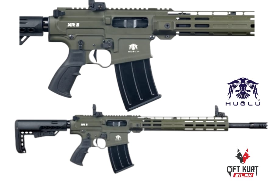 Huğlu XR 8 12 Şarjörlü Yarı Otomatik Od Green Av Tüfeği